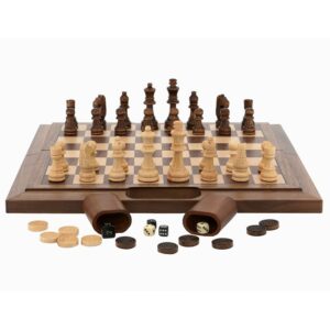 DAL ROSSI 16" CHESS/CHECKERS/BACKGAMMON