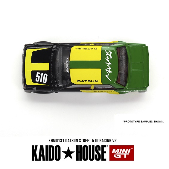 Mini GT X Kaido House 1:64 Datsun 510 Street Racing V2 – Green Diecast (KHMG131)