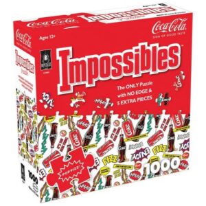 BEPUZZLED IMPOSSIBLES 1000 PIECE PUZZLE COCA COLA POP FIZZ