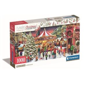 CLEMENTONI 1000 PIECE PANORAMA CHRISTMAS VILLAGE