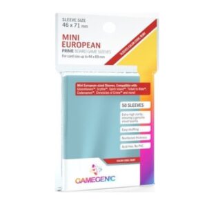 GAMEGENIC BOARD GAME SIZE CODE RUBY MINI EUROPEAN SIZE (46mm x 71mm) (50)