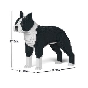 JEKCA BLOCKS BOSTON TERRIER 01S-M01