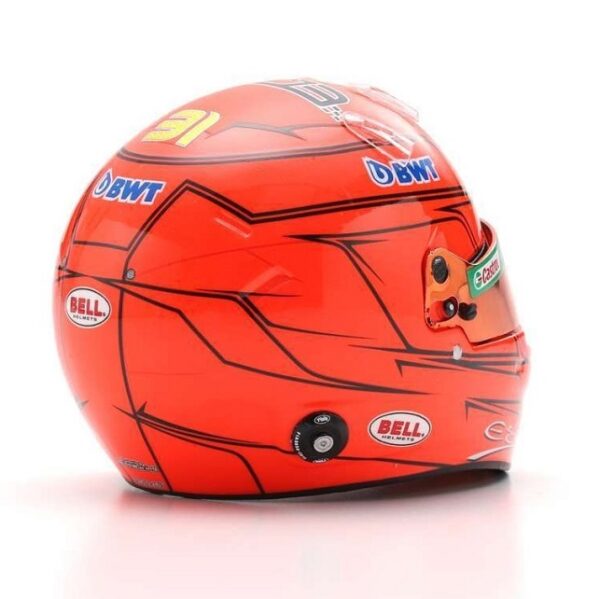 SPARK 1:5 F1 HELMET 2023 MONACO GP ESTEBAN OCON (5HF104) - Image 2