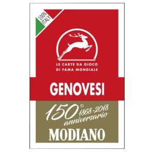 MODIANO GENOVESI  CARDS RED