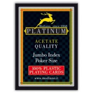 MODIANO PLATINUM CARDS 100% ACETATE BLUE
