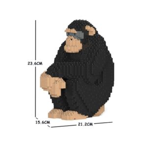 JEKCA BLOCKS CHIMPANZEE SITTING (01S)