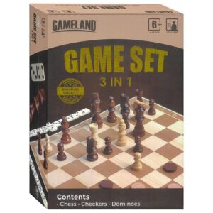 GAMELAND 3 IN 1 GAME SET