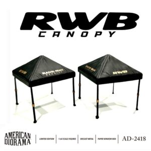 AMERICAN DIORAMA 1:64 CANOPY SET: RAUH-WELT BEGRIFF RWB (AD-2418)