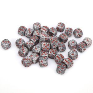 CHESSEX 25920 SPECKLED 12mm 36xD6 GRANITE