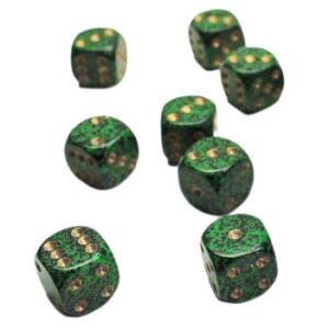 CHESSEX 25935 SPECKLED 12mm 36xD6 GOLD RECON