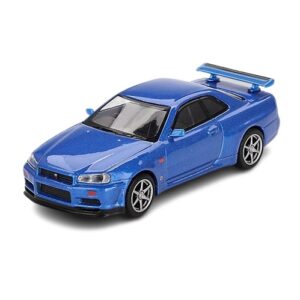 MINI GT 1:64 NISSAN SKYLINE GT-R (R34) V-SPEC BAYSIDE BLUE (MGT00759)