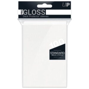 DECK PROTECTOR SLEEVES PACK 100 WHITE
