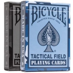BICYCLE TACTICAL FIELD NAVY/BLACK PLAYING CARDS