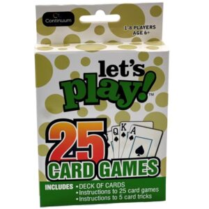 LET'S PLAY 25 CARD GAMES