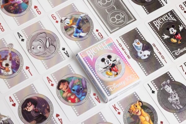 BICYCLE DISNEY 100 YEARS OF WONDER FOIL PLAYING CARDS - Games World