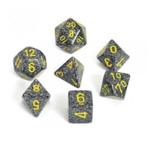 CHESSEX 25328 SPECKLED POLYHEDRAL 7 DICE SET URBAN CAMO
