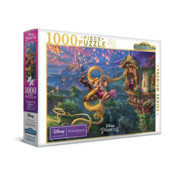 HARLINGTON 1000 PIECE THOMAS KINKADE TANGLED UP IN LOVE