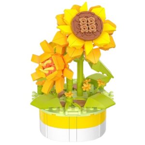PINTOO MINI BRICKS POTTED PLANT SUNFLOWER