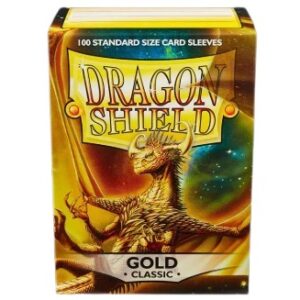 DRAGON SHIELD 100 CARD SLEEVE CLASSIC GOLD