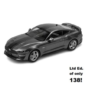 AUTHENTIC 1:18 FORD MUSTANG GT FASTBACK CARBONISED GREY (ACR18M20J)