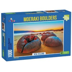 FUNBOX 1000 PIECE MOERAKI BOULDERS NEW ZEALAND JIGSAW PUZZLE