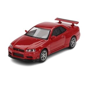 MINI GT 1:64 NISSAN SKYLINE GT-R (R34) V-SPEC ACTIVE RED (MGT00796)