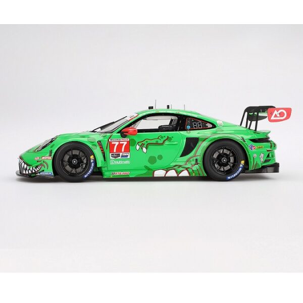 TOPSPEED 1:18 PORSCHE 911 GT3 R (992) IMSA 2024 DAYTONA 24HR #77 AO RACING (TS0582) - Image 3