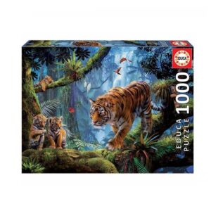 EDUCA 1000 PIECE PUZZLE TIGERS IN THE TREE