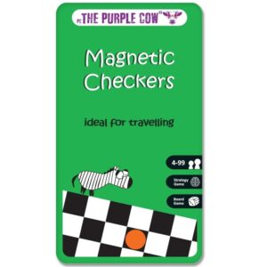 THE PURPLE COW MAGNETIC CHECKERS