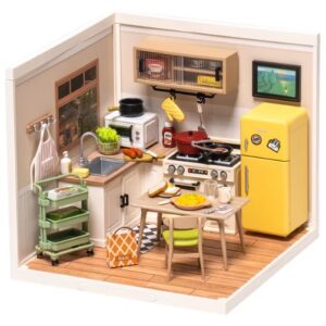 ROBOTIME DIY SUPER STORE HAPPY MEALS KITCHEN