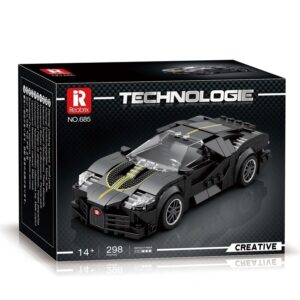 REOBRIX BUILDING BLOCKS 298 PIECE BUGATTI LA VOITURE NOIRE (#685)
