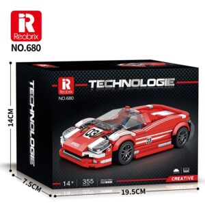 REOBRIX BUILDING BLOCKS BUILDING BLOCKS 355 PIECE PORSCHE 917 (#680)