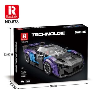 REOBRIX BUILDING BLOCKS 390 PIECE MCLAREN SABRE (#678)