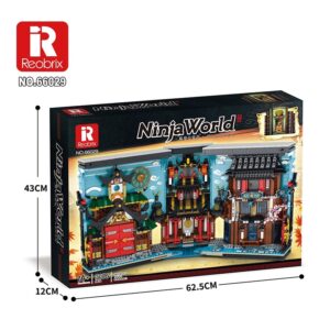 REOBRIX BUILDING BLOCKS 3086 PIECE NINJA WORLD (#66029)