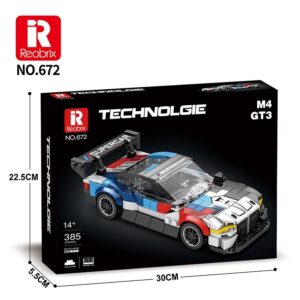 REOBRIX BUILDING BLOCKS 385 PIECE BMW M4 GT3 (#672)