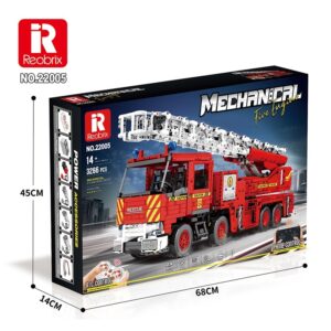 REOBRIX BUILDING BLOCKS 3266 PIECE R/C MECHANICAL FIRE ENGINE (#22005)