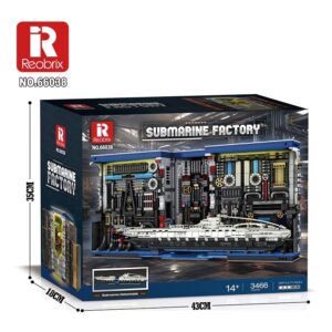 REOBRIX BUILDING BLOCKS 3466 PIECE SUBMARINE FACTORY (#66038)
