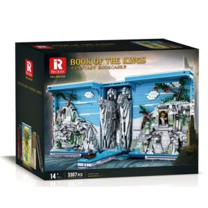 REOBRIX BUILDING BLOCKS 3307 PIECE BOOK OF KINGS FANTASY BOOKCASE (#66039)