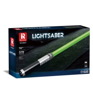 REOBRIX BUILDING BLOCKS 678 PIECE LIGHTSABER GREEN GLOW IN DARK (#99011)