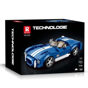 REOBRIX BUILDING BLOCKS 312 PIECE SHELBY COBRA S (#812)