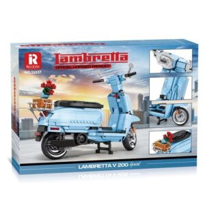 REOBRIX BUILDING BLOCKS 1169 PIECE LAMBRETTA V200 SKY BLUE (#11037)