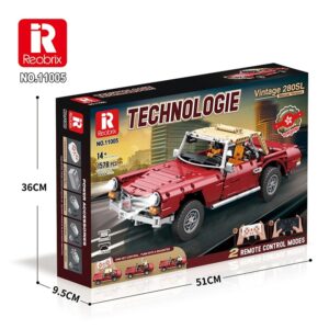 REOBRIX BUILDING BLOCKS 1578 PIECE VINTAGE MERCEDES 280SL (#11005)