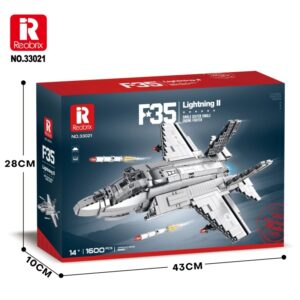 REOBRIX BUILDING BLOCKS 1600 PIECE F-35 LIGHTNING II FIGHTER (#33021)