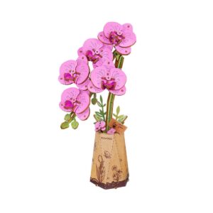 ROBOTIME WOOD BLOOM PURPLE MOTH ORCHID