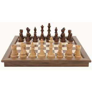 DAL ROSSI CHESS 18 INCH FOLDING WALNUT