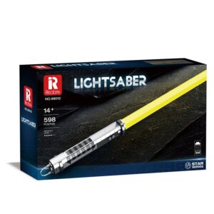 REOBRIX BUILDING BLOCKS 606 PIECE LIGHTSABER YELLOW GLOW IN DARK (#99012)