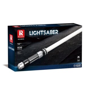 REOBRIX BUILDING BLOCKS 598 PIECE LIGHTSABER WHITE GLOW IN DARK (#99013)