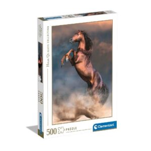 CLEMENTONI 500 PIECE WILD RED STALLION