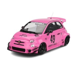 TOP SPEED 1:18 LB-WORKS X ABAS WORKS ABARTH 595 PINK (TS0607)