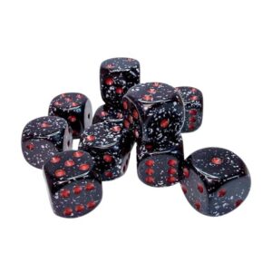 CHESSEX 25708 SPECKLED 16mm 12xD6 SPACE